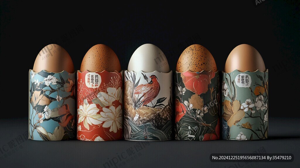 鹵蛋鹵味系列包裝插畫(huà)