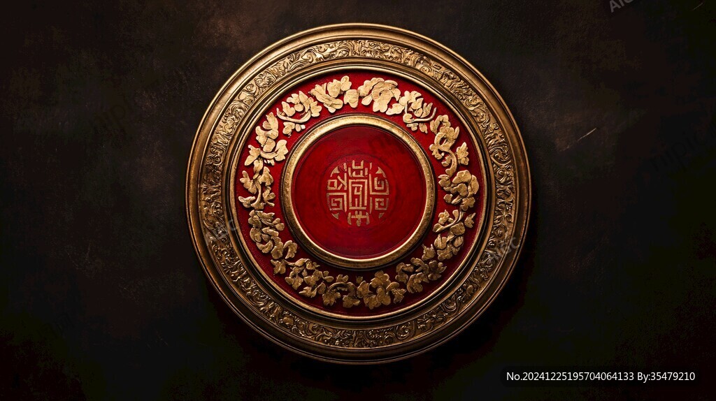 金色系紅色系圓角設(shè)計(jì)