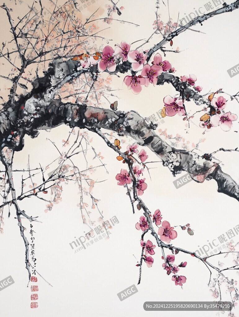 高清梅花作品