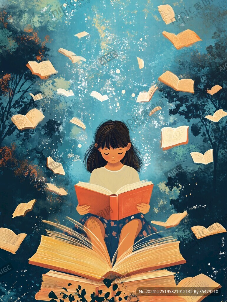 讀書日插畫