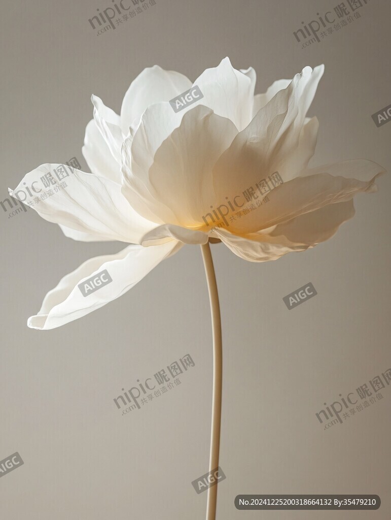 3d簡約花