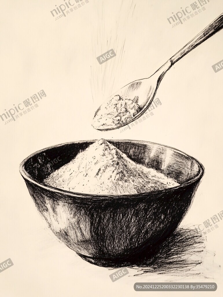 面粉線稿