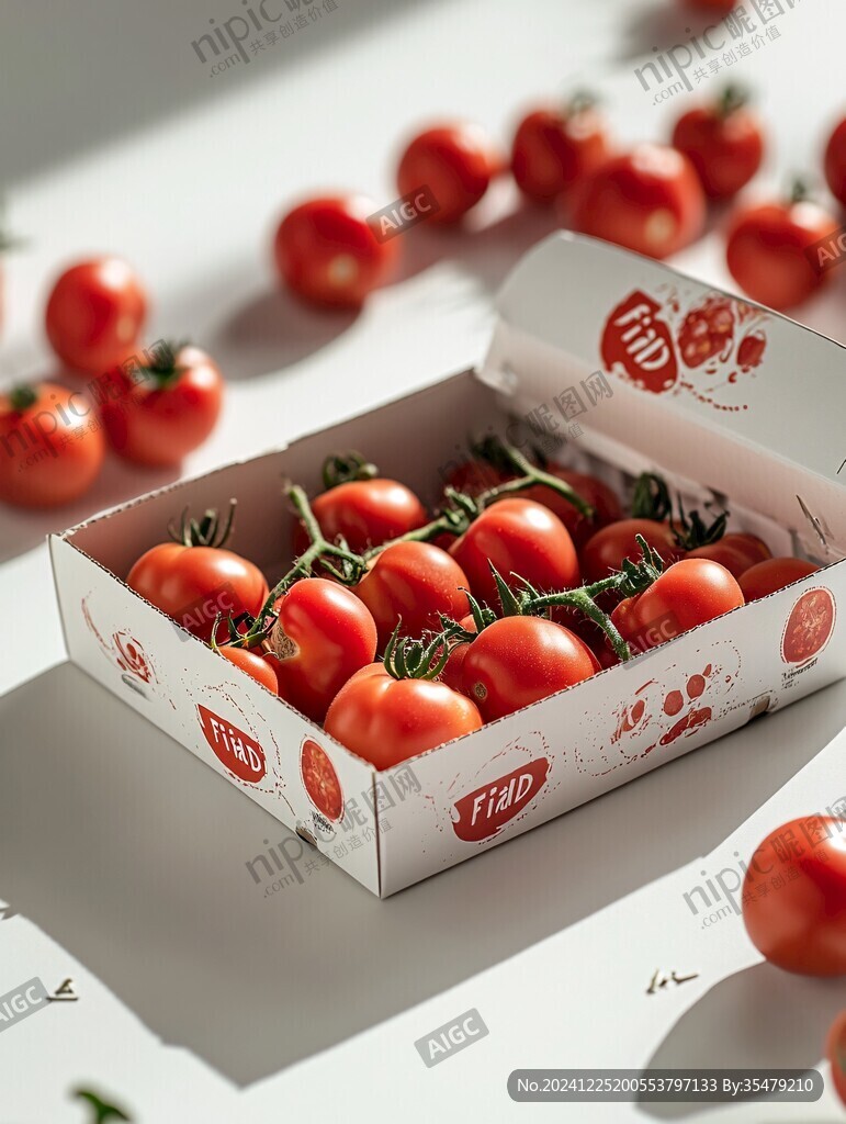 圣女果食品包裝設計