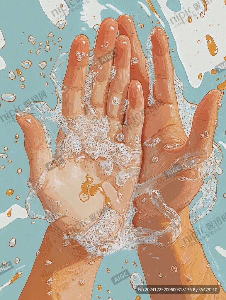 洗手插畫