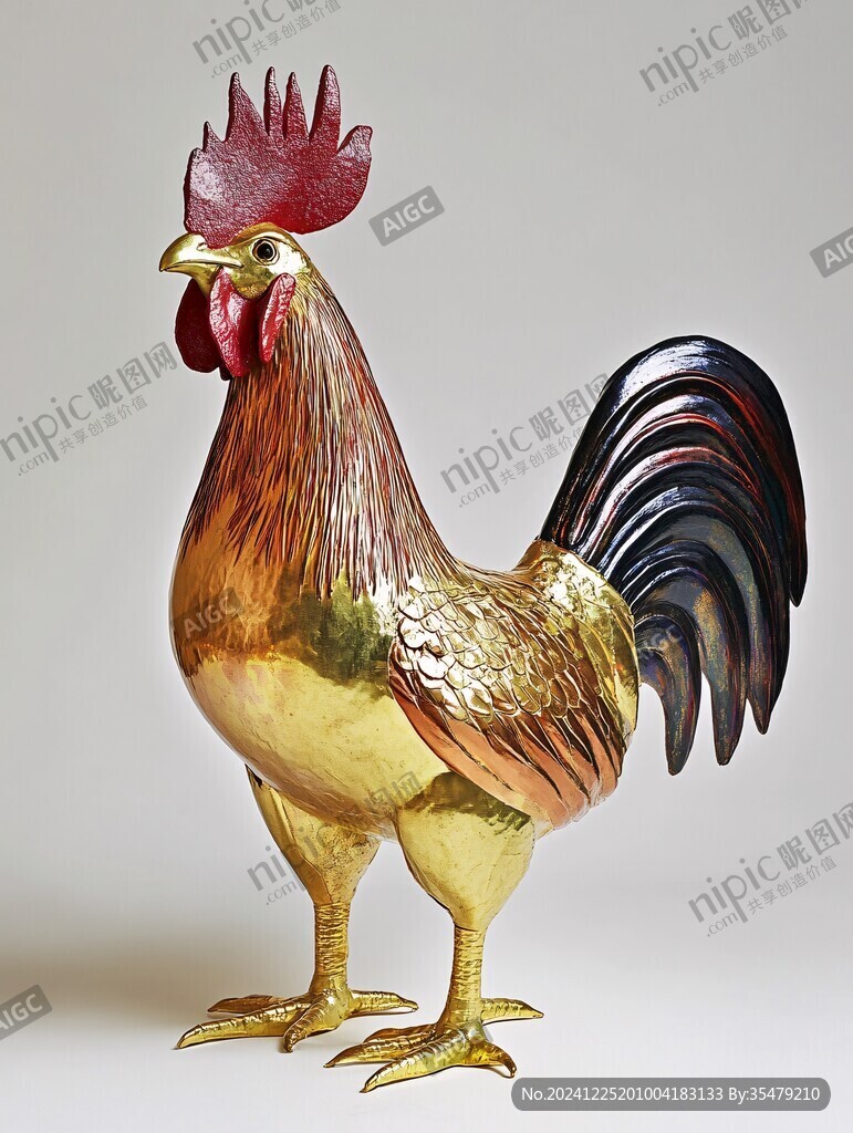 雞年祥瑞瓷塑