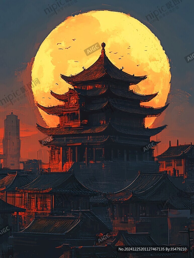 月照黃鶴樓