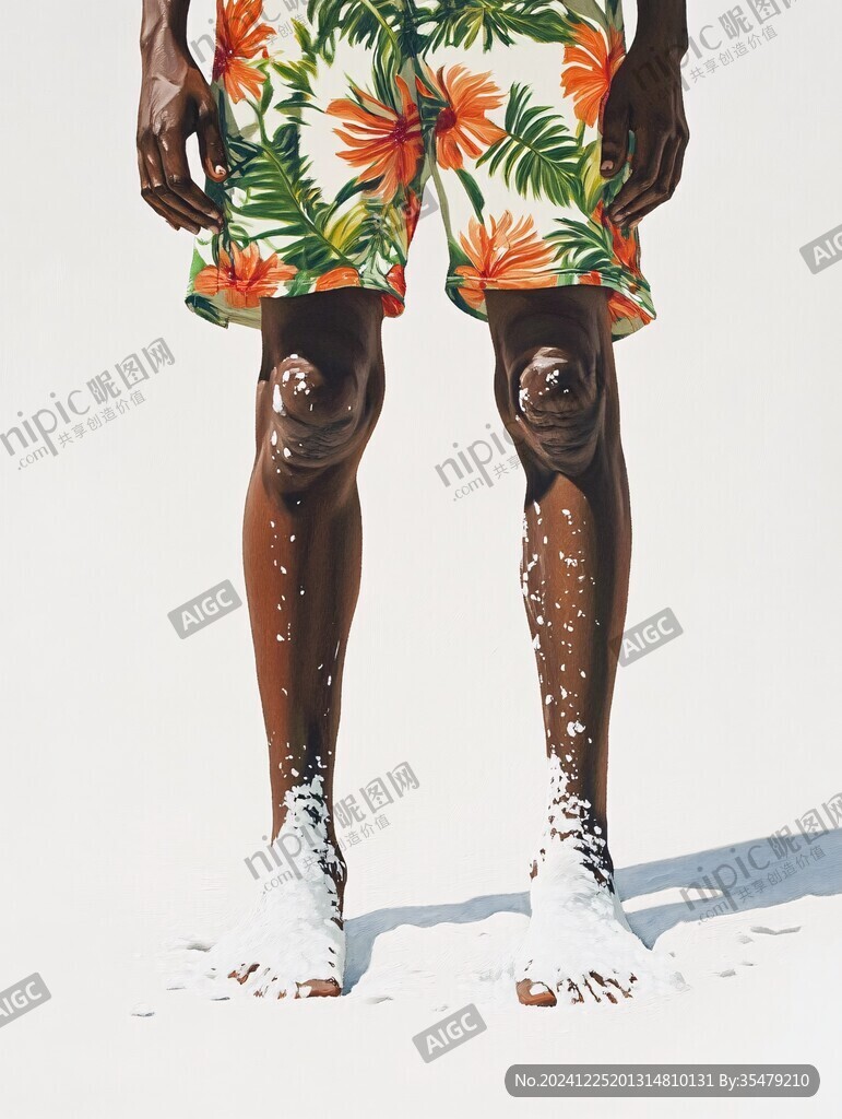 泳裝短褲酷炫花紋底紋