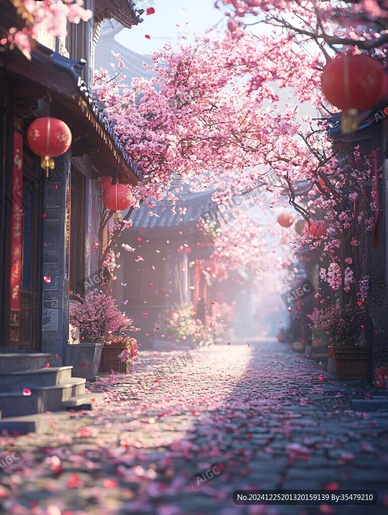 古風(fēng)場景春暖花開