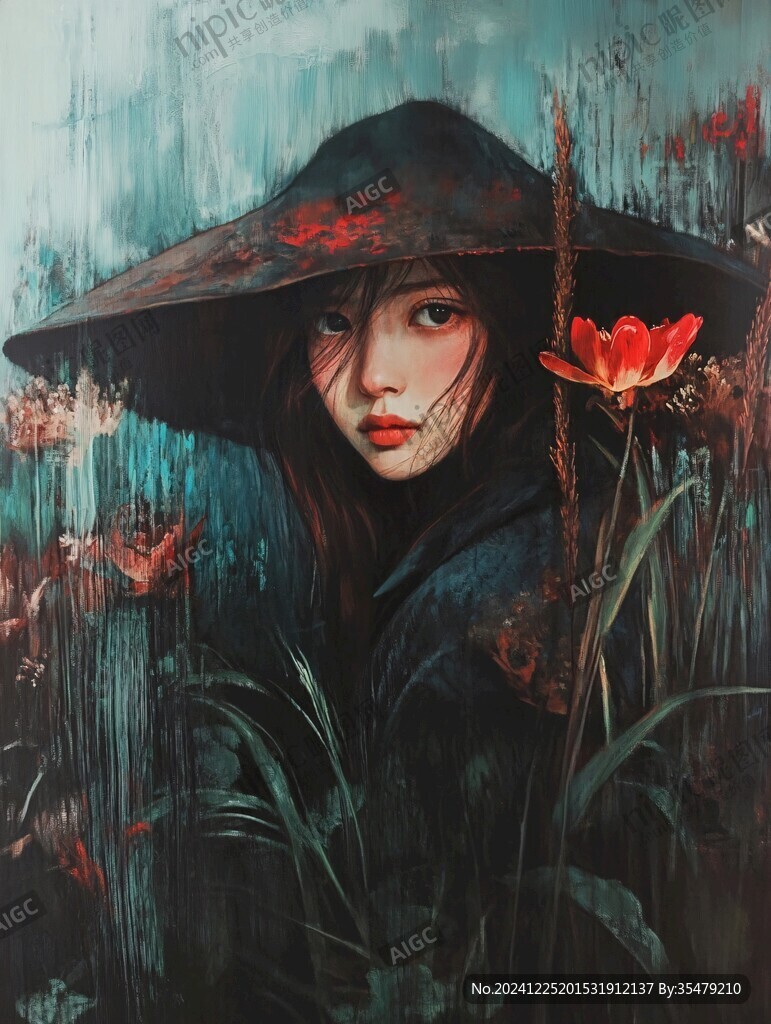 寫實(shí)唯美插畫