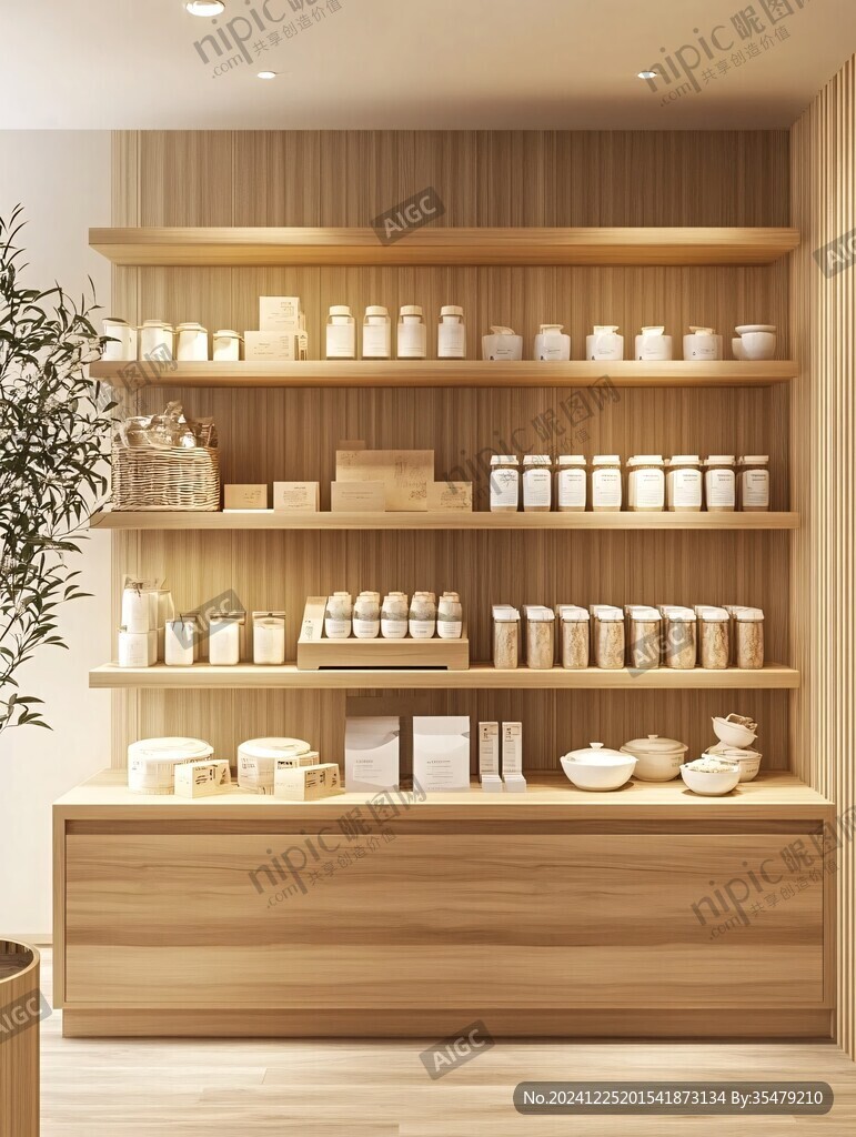 茶葉鋪貨架設計