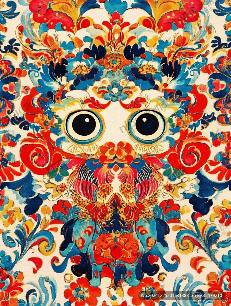 醒獅包裝插畫