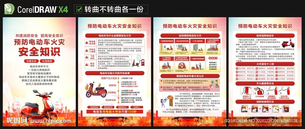 電動車消防海報