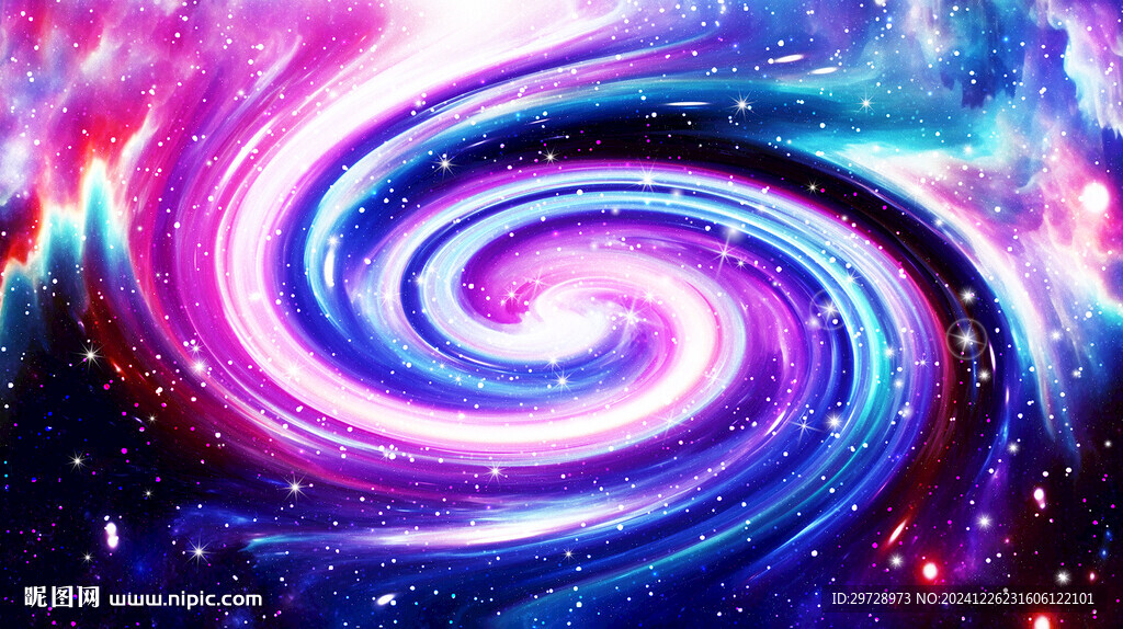 夢幻旋渦星空星云