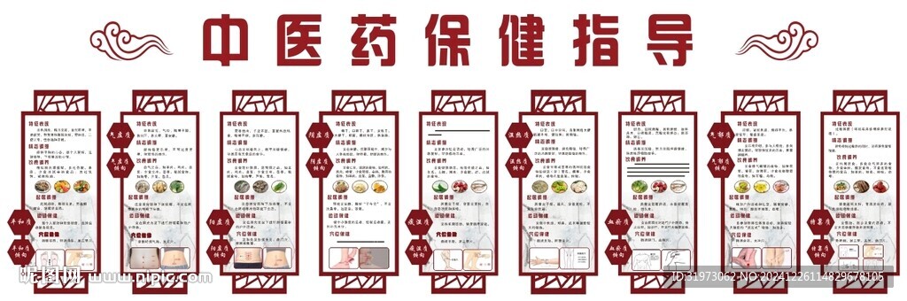 九種體質文化墻