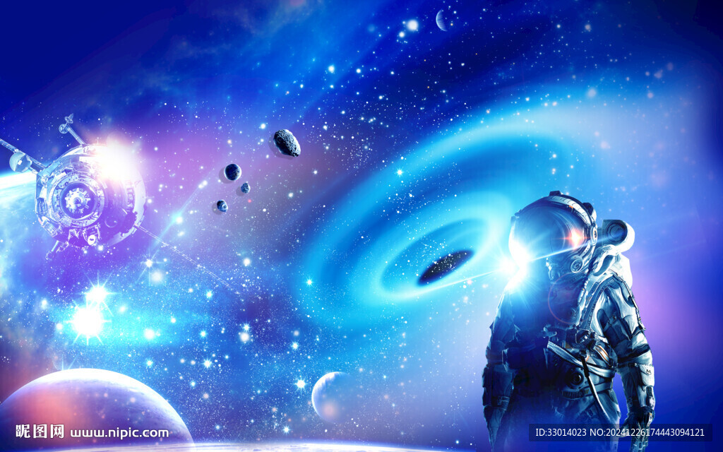 星空旋渦宇航員
