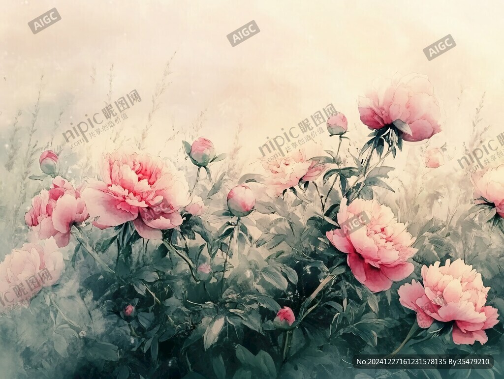 夢幻牡丹花
