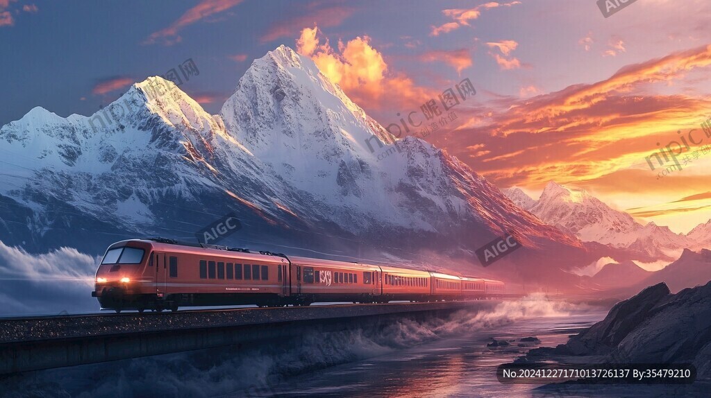 火車旅途風(fēng)景