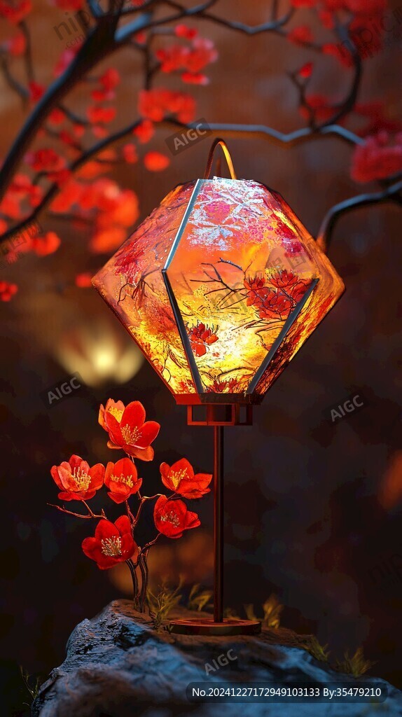 古風(fēng)花燈