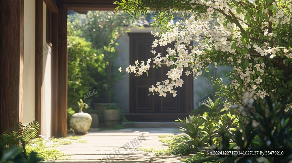 院門花開