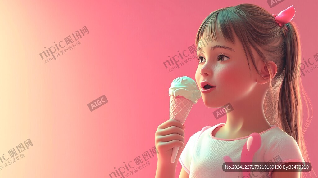 冰激凌女孩