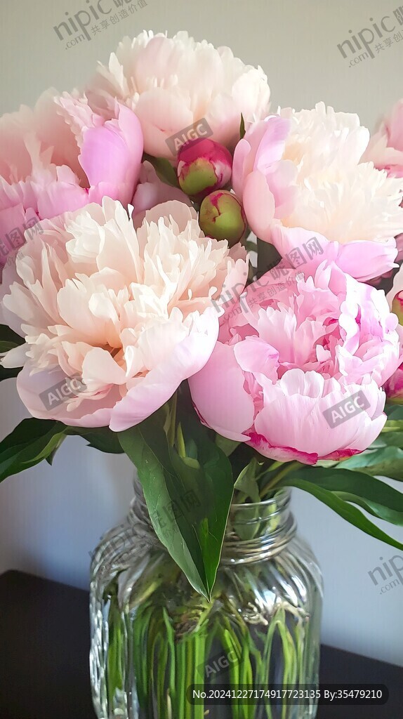 芍藥花瓶插