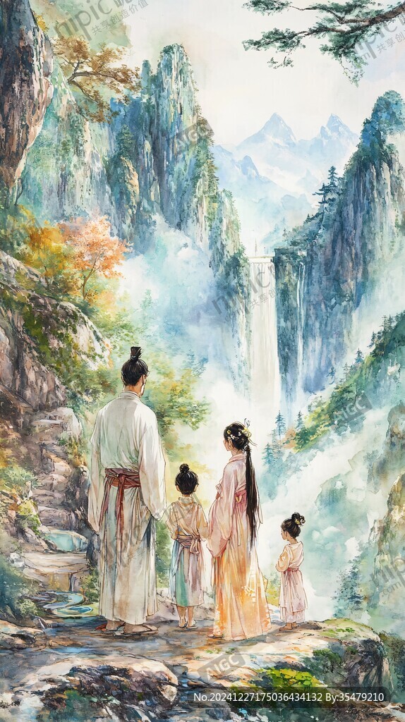 山水風(fēng)景人物