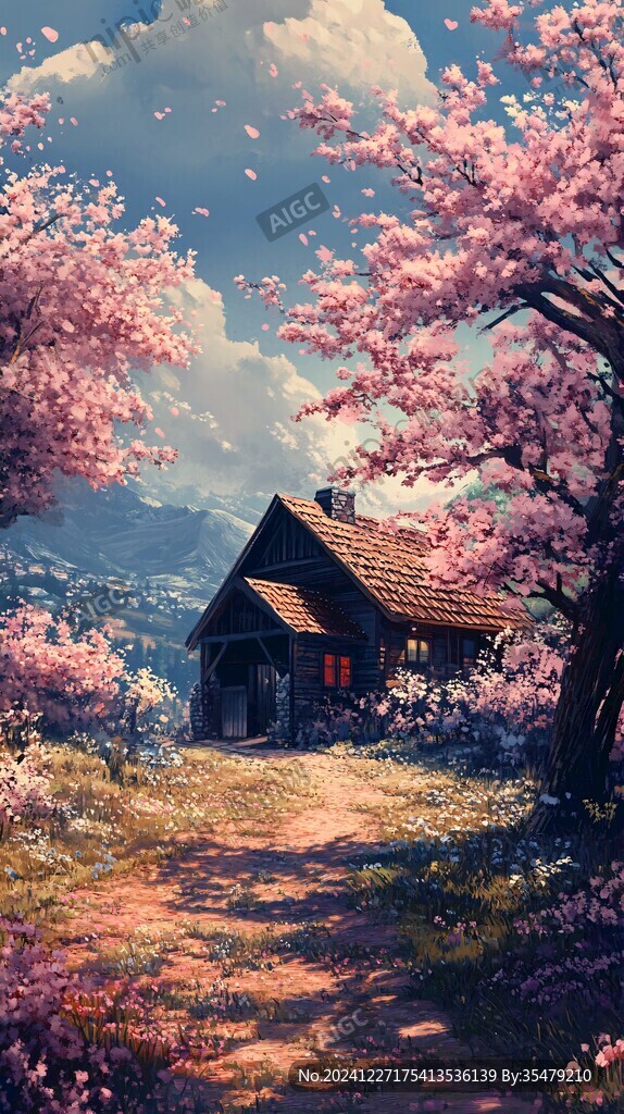 古風(fēng)場(chǎng)景春暖花開