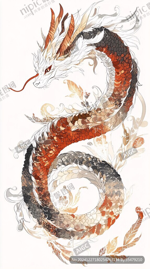古風(fēng)龍插畫