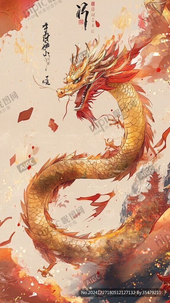 龍年插畫(huà)合集