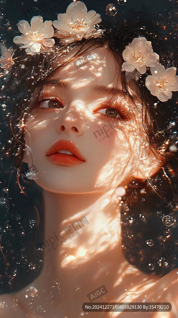 仙氣清冷少女壁紙圖片