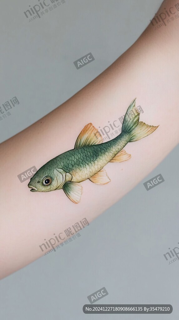 純手繪魚兒