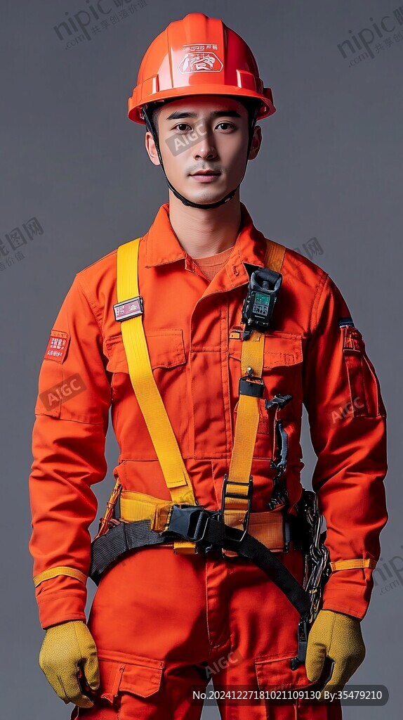 橘色工作服