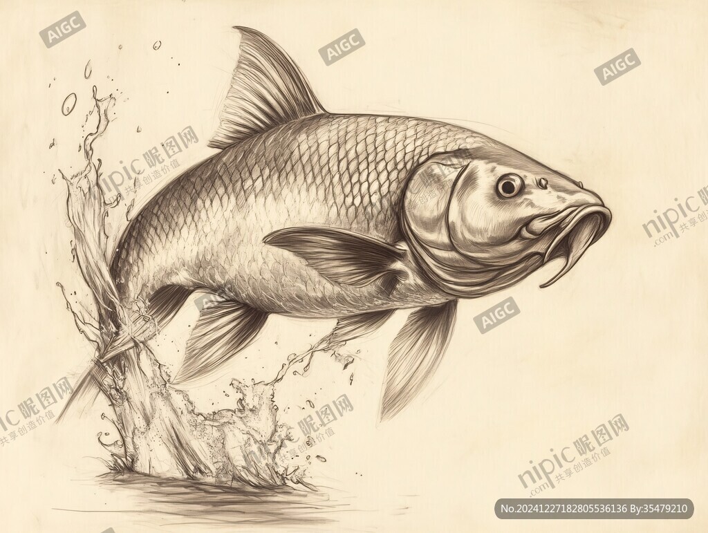 魚(yú)手繪圖