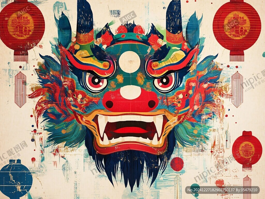 醒獅系列插畫(huà)