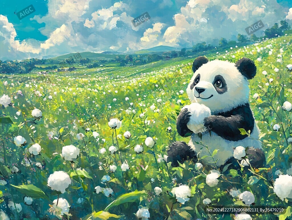 熊貓繪本插圖插畫