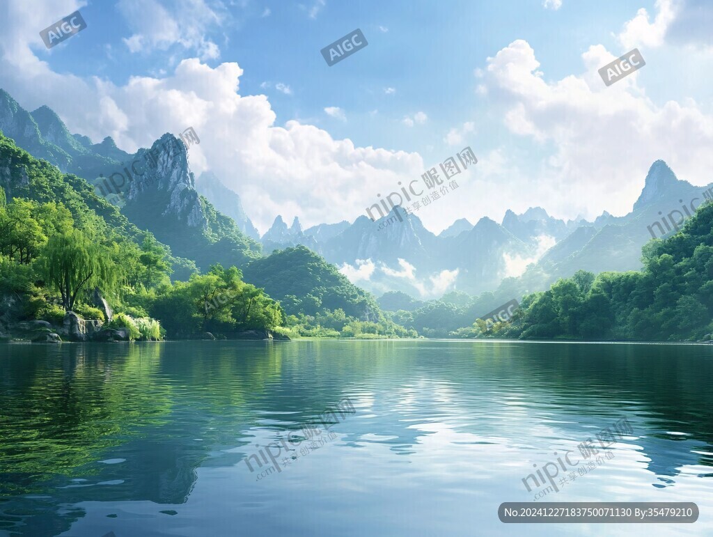 高清寬幅山水風光