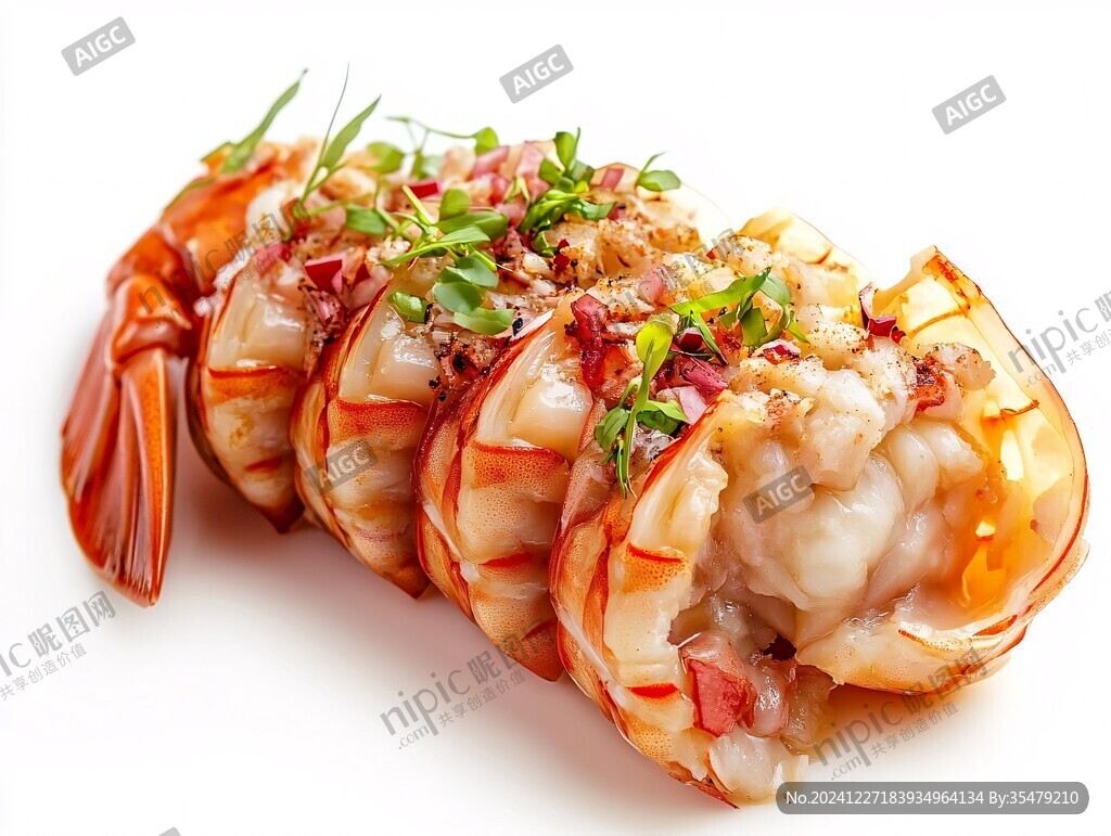 活龍蝦仔素材