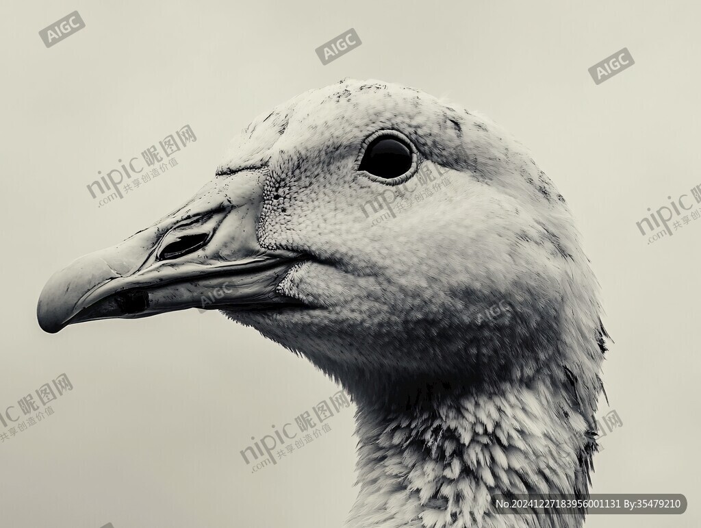 駝鳥頭部寫真