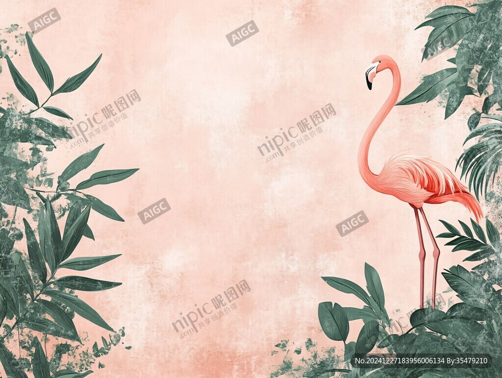 火烈鳥墻紙