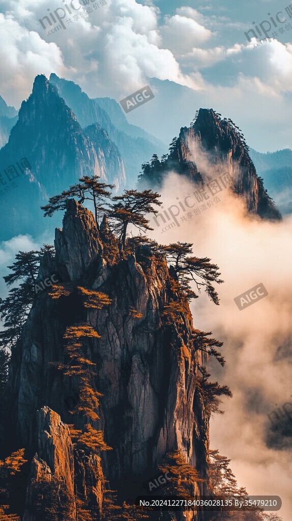 迎客松仙境