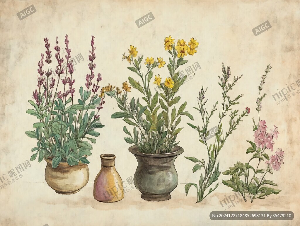 藥草插畫