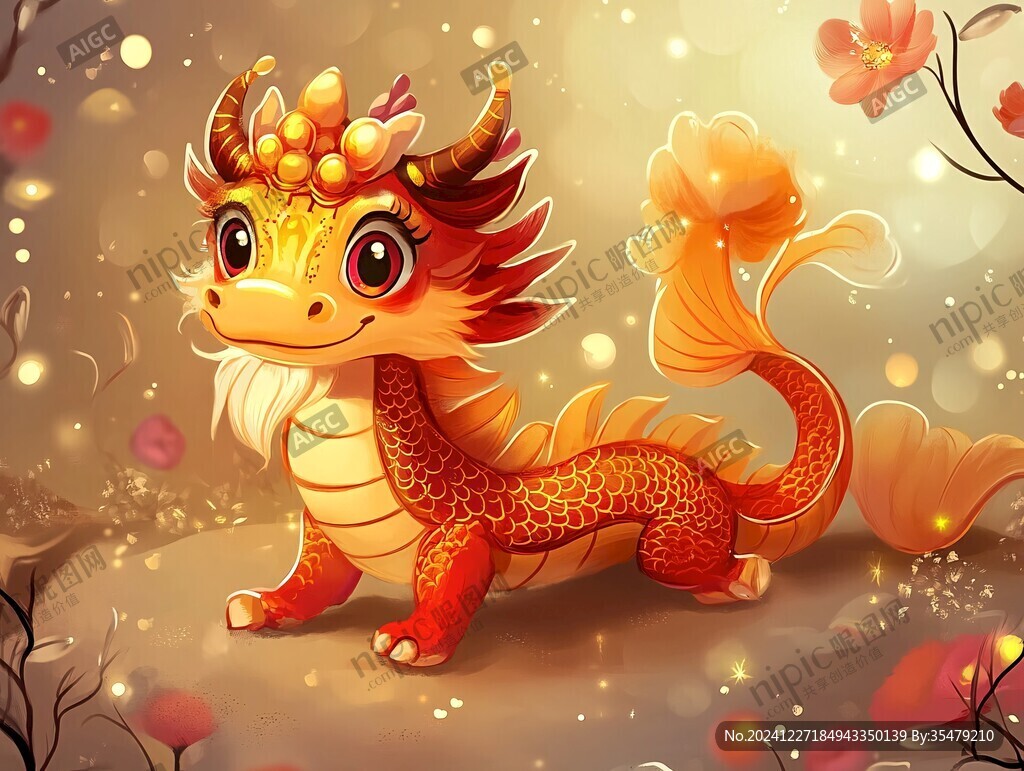 原創(chuàng)卡通小龍