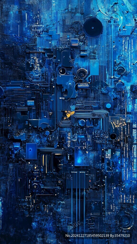 科技廢虛背景