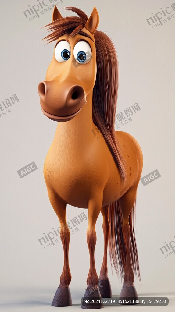 原創(chuàng)卡通形象馬