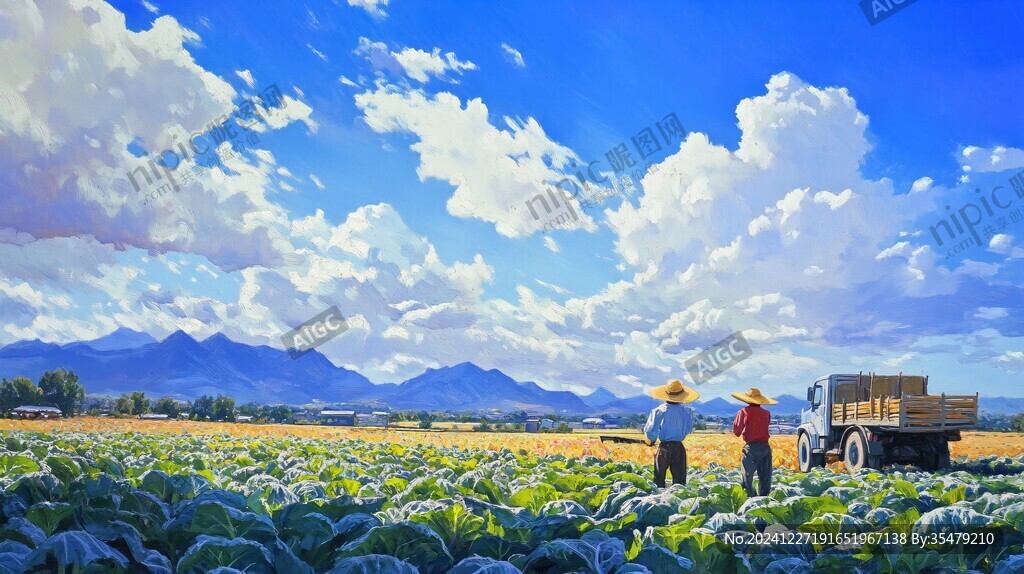 煙農工作場景