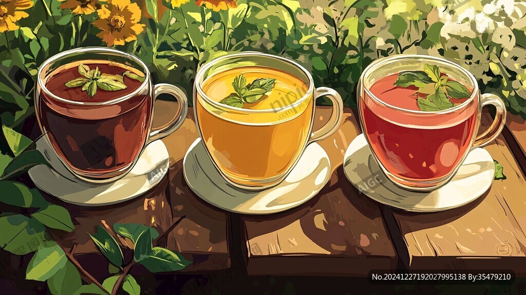 愜意下午插畫
