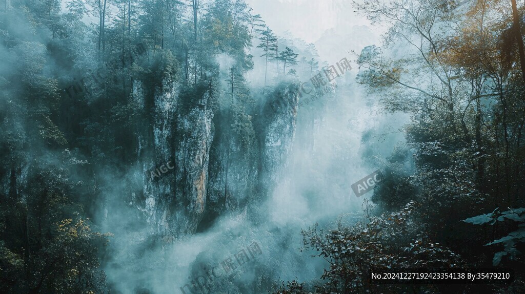 光霧山晨霧
