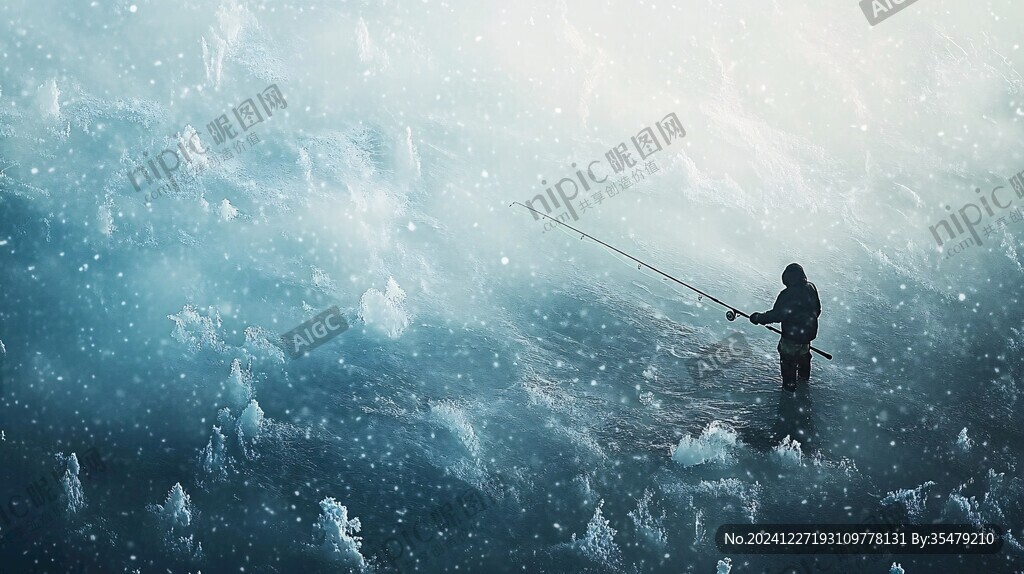 冰河捕魚