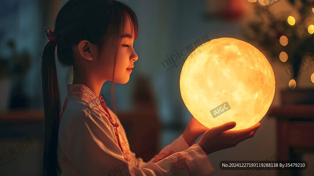 拿燈籠的女孩