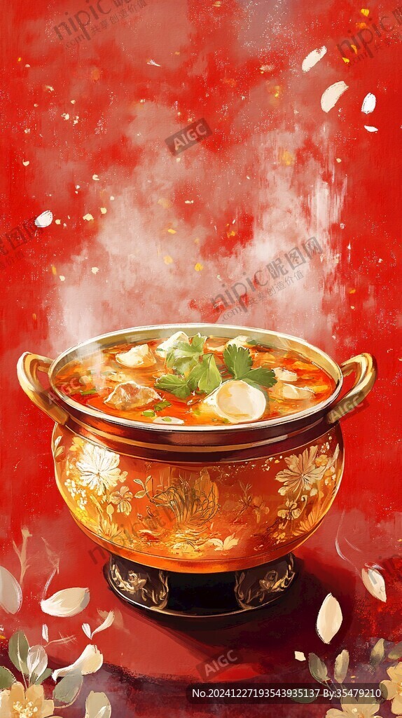 大鍋菜插畫